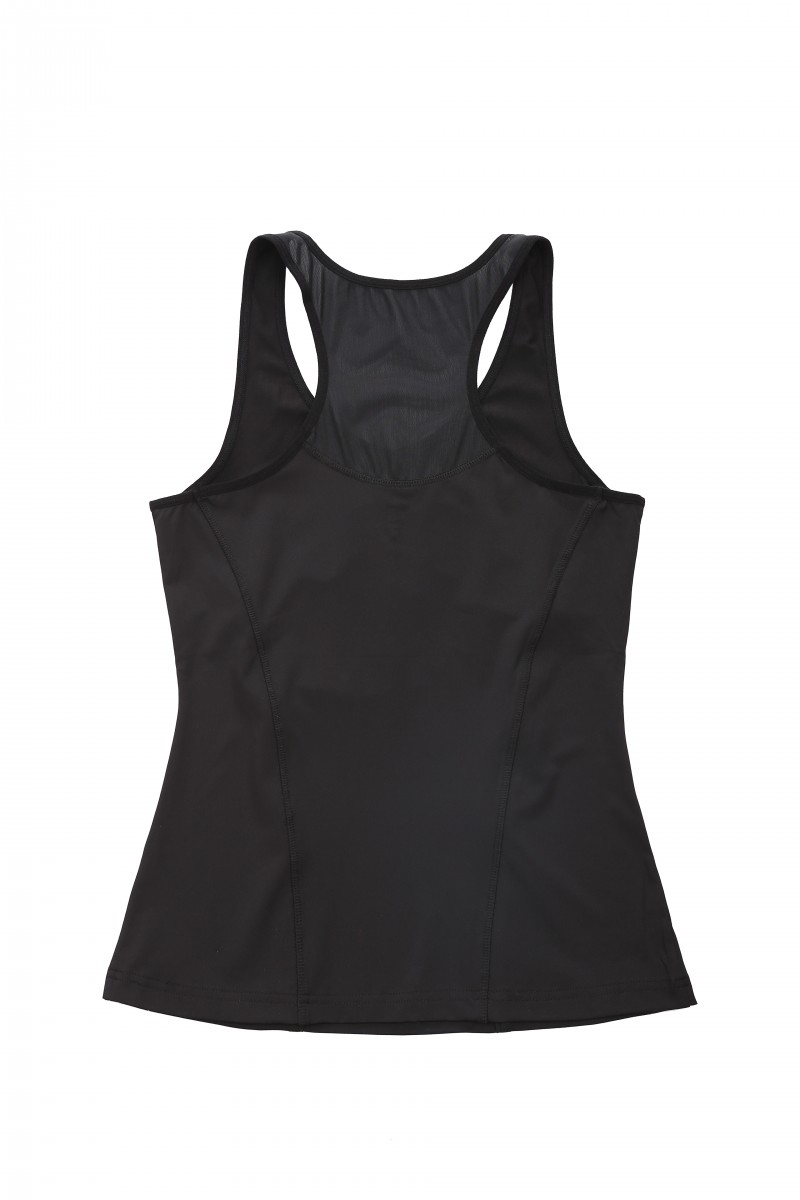 Sleeveless Tennis Top With Smocknig | DAKOTA